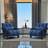 Foram Modern Upholstered Accent Chair With Linen Fabric And A Pillow-1149788857