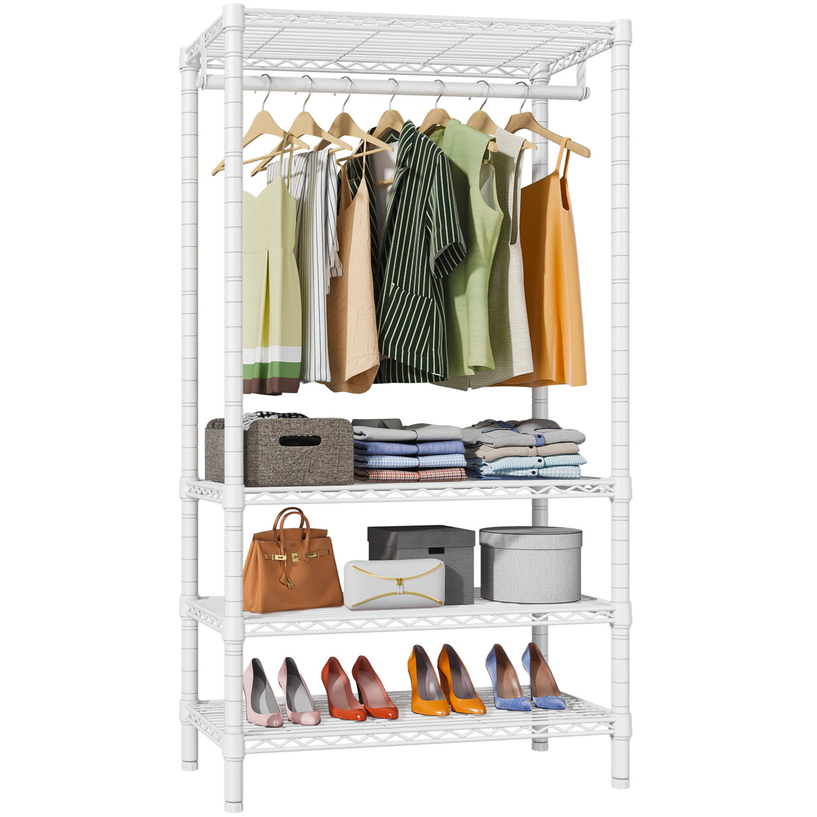 Ryland 35.4 W Garment Hanging Stand Rack