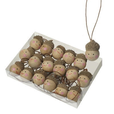 3cm Wood Hanging Figurine Ornament