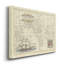 «Antique Map of the World», reproduction d'art sur toile-1815995684