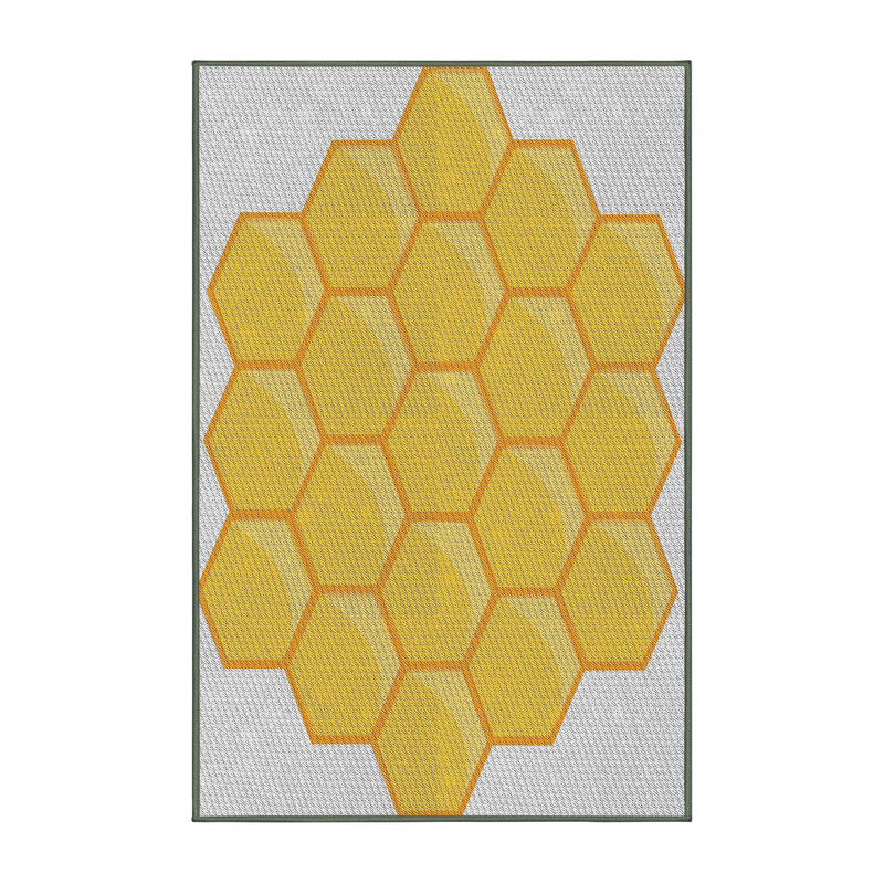 Geometric Indoor Rug, Rectangle 8' x 10'