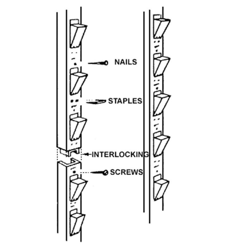 18" Almond Shelf Support