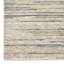 Tapis rayé bleu contemporain fait à la main Rennes-154384511