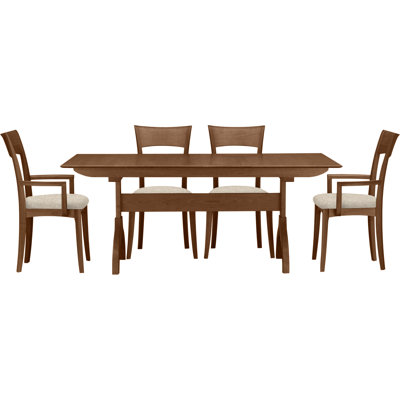 Sarah Solid Wood Top Four Leg Dining Set