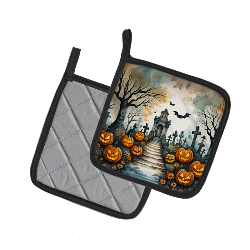 Paire de porte-casseroles Marigold Spooky Halloween
