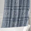 Rideau de douche bleu Shibori