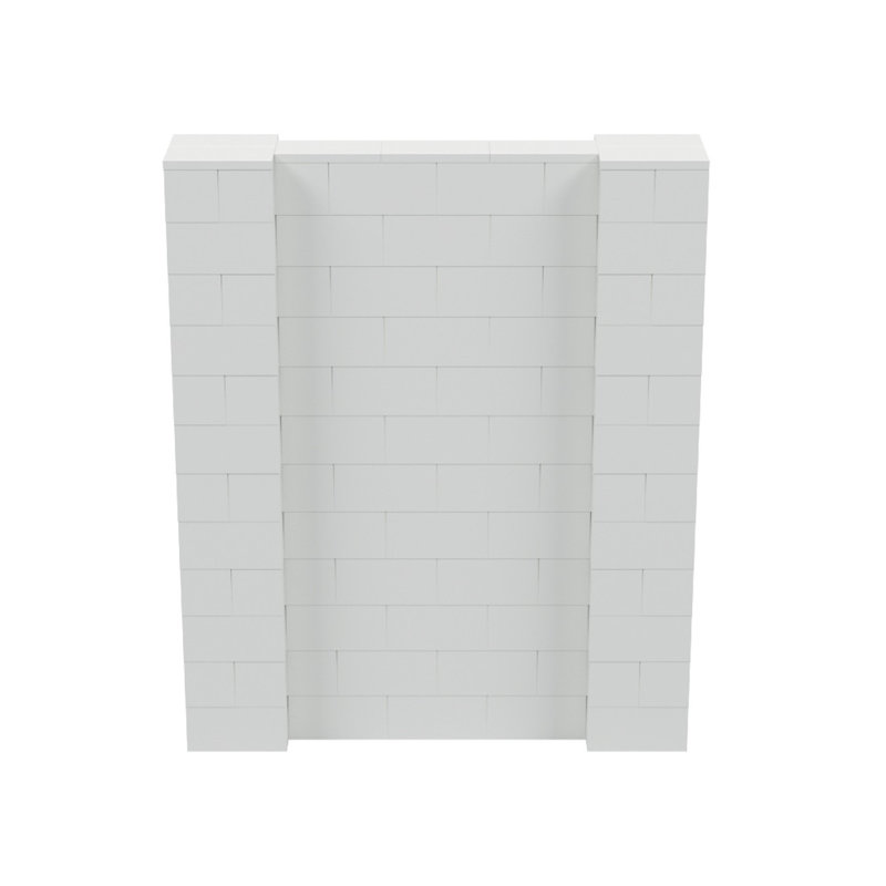 Cloison 1 panneau autoportante, H 72 po x l 60 po x P 12 po, Gris clair