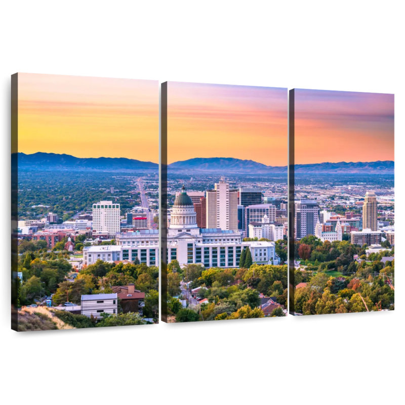 Paysage de Nicci Salt Lake City, H 36 po x l 57 po