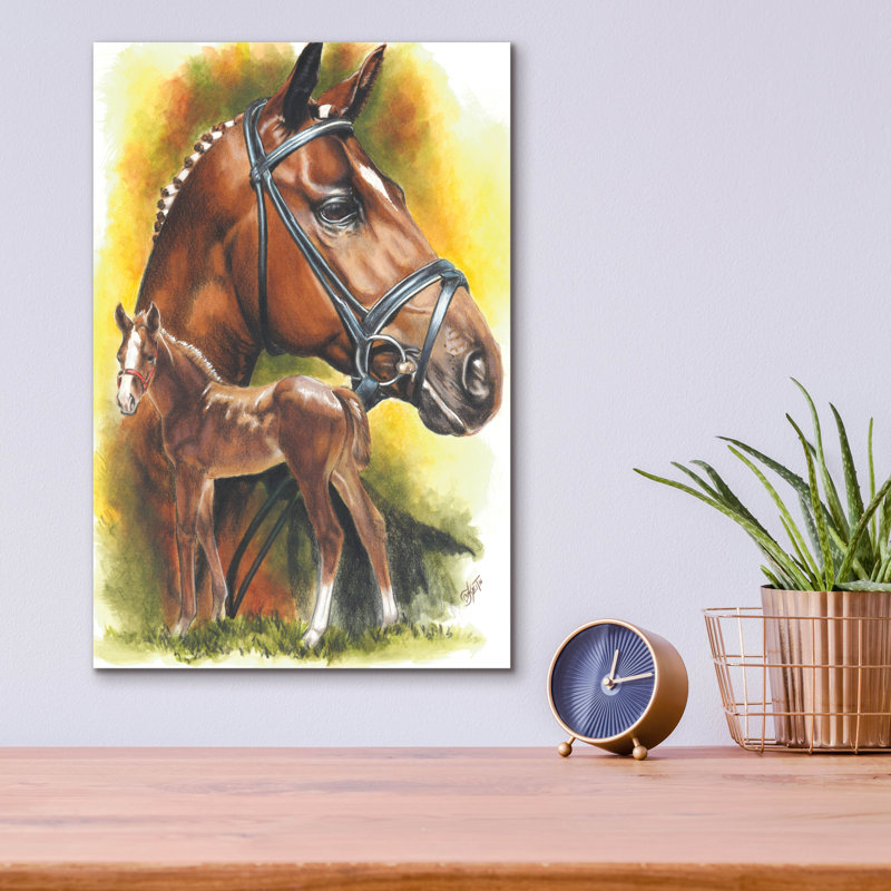 Trakehner par Barbara Keith - impression sans cadre, H 16 po x l 12 po x P 0,13 po