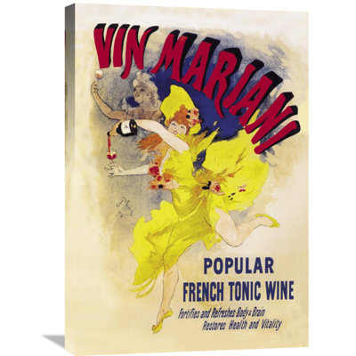 Publicité rétro vin mariani par jules cheret