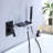 1 Handle Wall Waterfall Faucet with Diverter