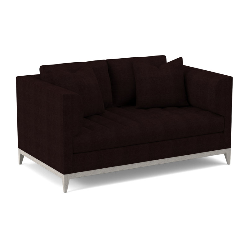 Causeuse Paramount, Bisque, Mélange de polyester acajou Margaret