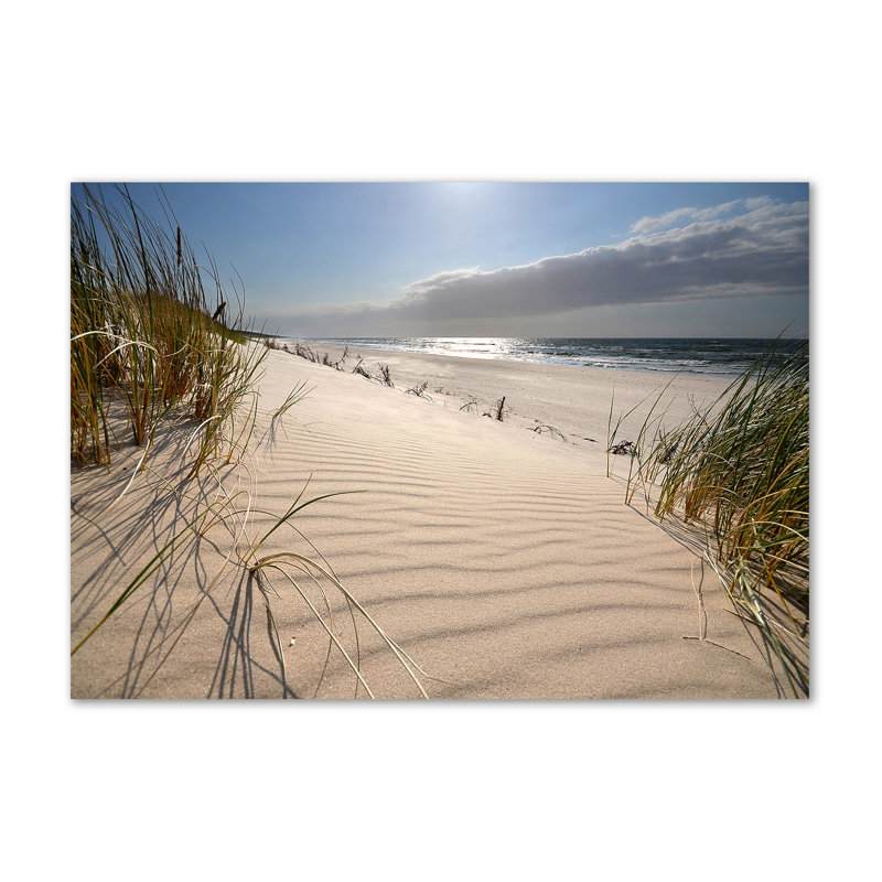 Mrzeżyno Beach - Wrapped Canvas Print