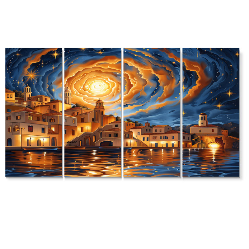 Marlesha - Egypt Canvas Art Set, 28" H x 48" W