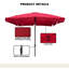 Parasol de marché 92,13 po Jamshida-2058135450