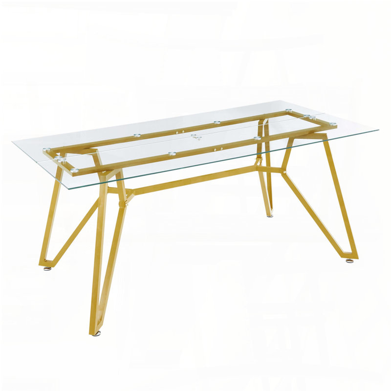 Table de salle à manger 70,9 po, H 30,9 po x l 70,9 po x P 35,4 po