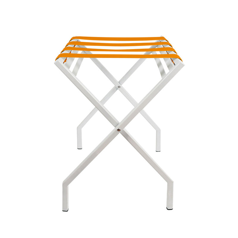 Porte-bagages pliant Suba, Blanc / Orange