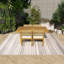 Ensemble de salle à manger de patio 5 pièces pour l'extérieur avec coussins 5 pièces-627707626