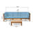 Acacia 3 - Person Patio Conversation Set with Cushions-1235358751