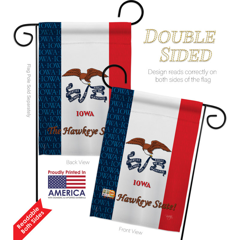 Ensemble de 2 côtés 7 pi 1 pi 1 pi 1 pi x 1 po americana statements à l’impression iowa americana statements