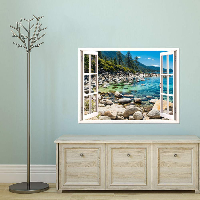 Murale lisse Clear Lake, L 32 po x l 24 po