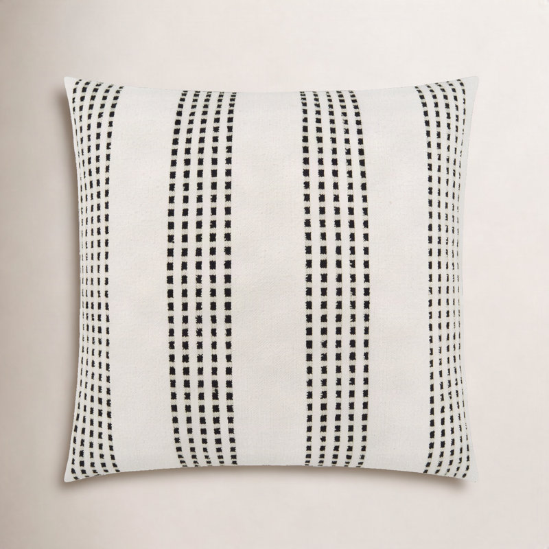 Gambora Square Pillow Cover & Insert, 36"H x 36"W, Domino