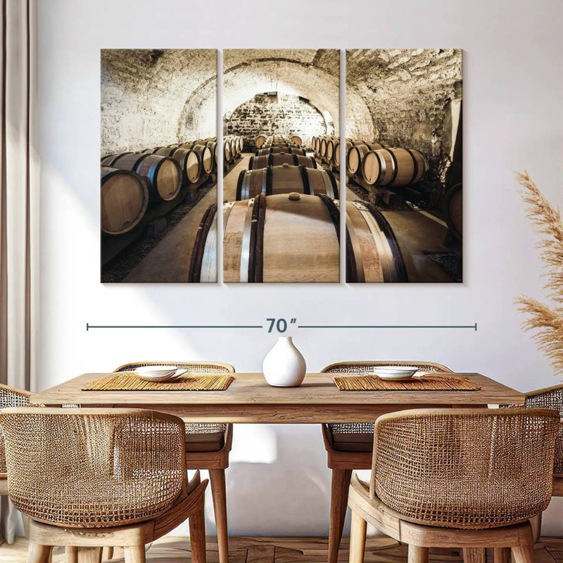 Yarlin Ancient Wine Cellar, 42" H x 65" W