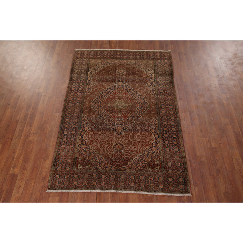 Tapis teinture végétale pré-1900 4 x 6