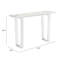 Console blanc et argent