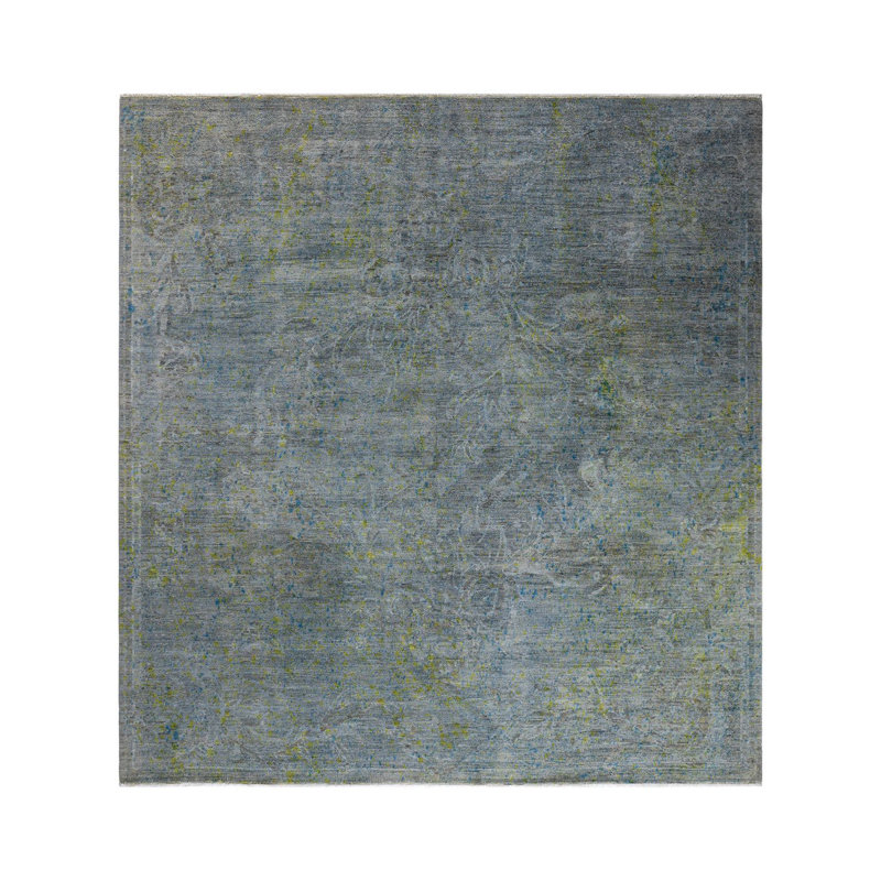 Fine Vibrance One-of-a-Kind 9' 0" X 9' 4" Hand Knotted Area Rug