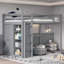 Lit mezzanine double avec rangement-132344491