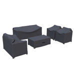 Brandtley Outdoor Metal Sofa Seating Group Cover