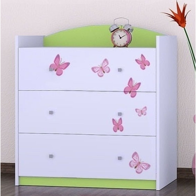 Nguyen Kids 3 - Drawer Chest, Green