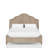 Bed Frame With Transitional Casual Design