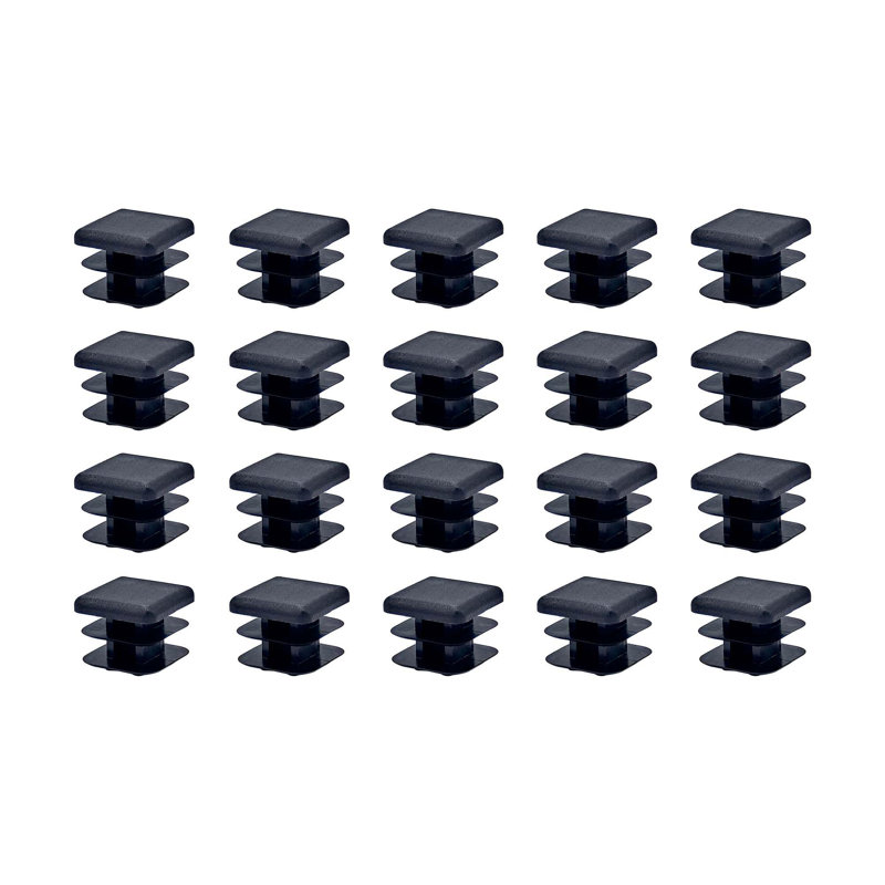 Capuchons d'extrémité carrés en plastique pour tuyau de 3/4 po Outwater Outwater