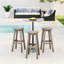 Tabouret de bar rond 29 po Laguna-99307154