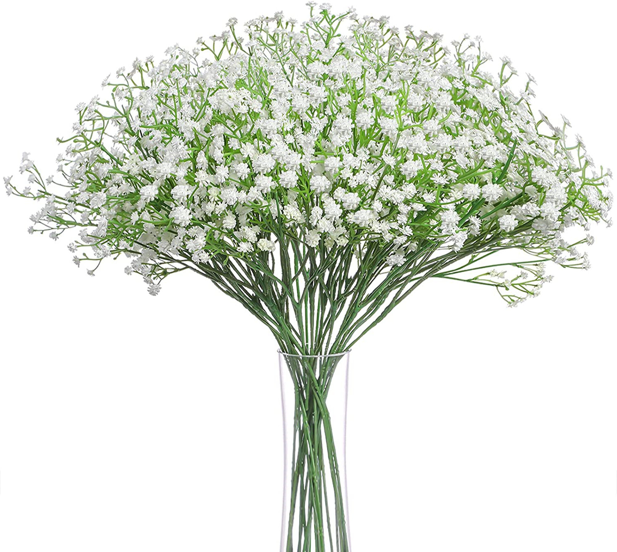 Babys Breath Artificial Flowers, Fake White Gypsophila, Home Decor,  Babysbreath, Faux, 3Pcs