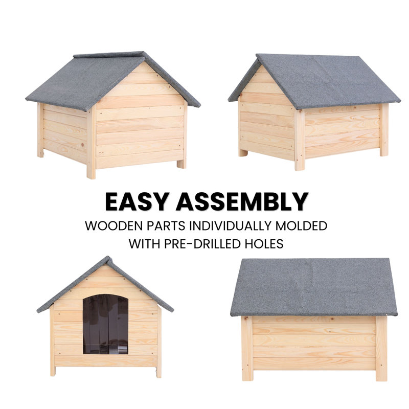 Schurz Wood Portable Insulated Dog House