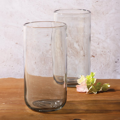 Sayulita Spring 21 Oz. Jadeite Clear Glass Tumbler Set with Coasters