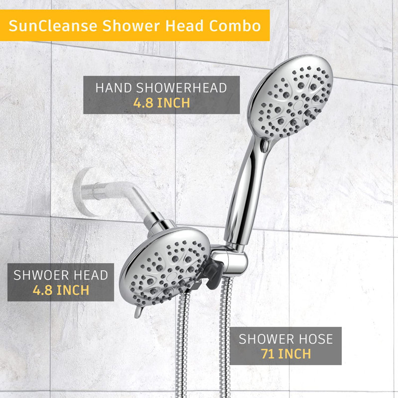 35 Setting 3-way Shower Head Combo