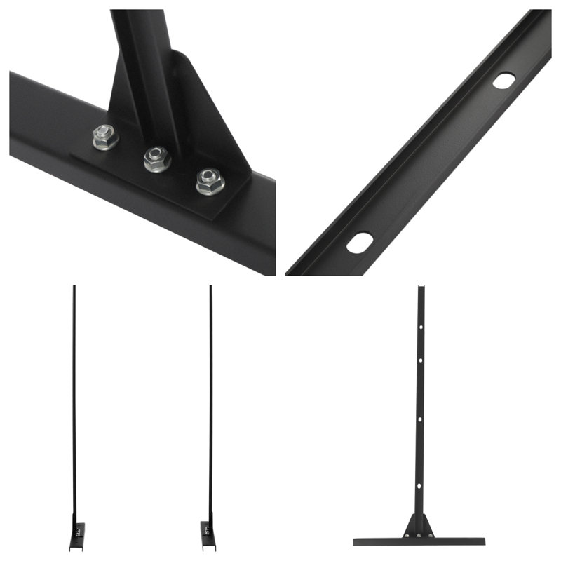 74.8'' H Privacy Screen Bracket (Privacy Screen Panels Not Included)
