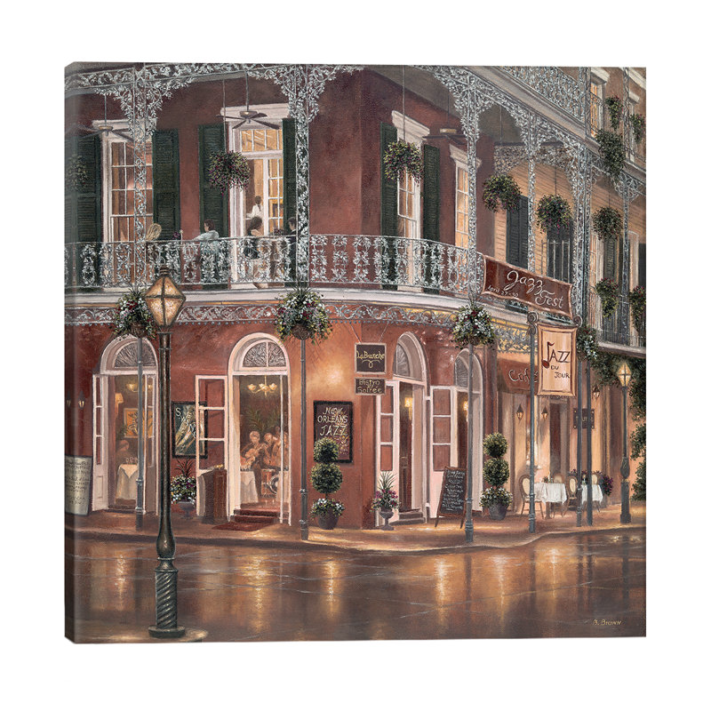 Jazz Du Jour - Print, 45.72 cm H x 45.72 cm W x 1.91 cm D, No Frame