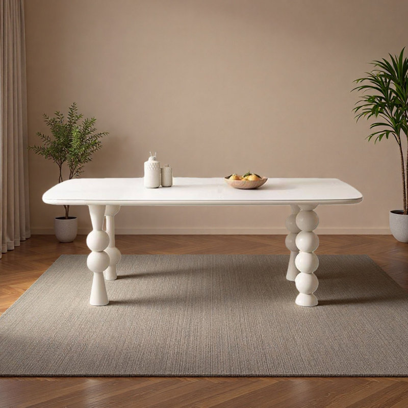 Table de salle à manger style français French Rock, H 29,5 po x L 70,9 po x l 31,5 po