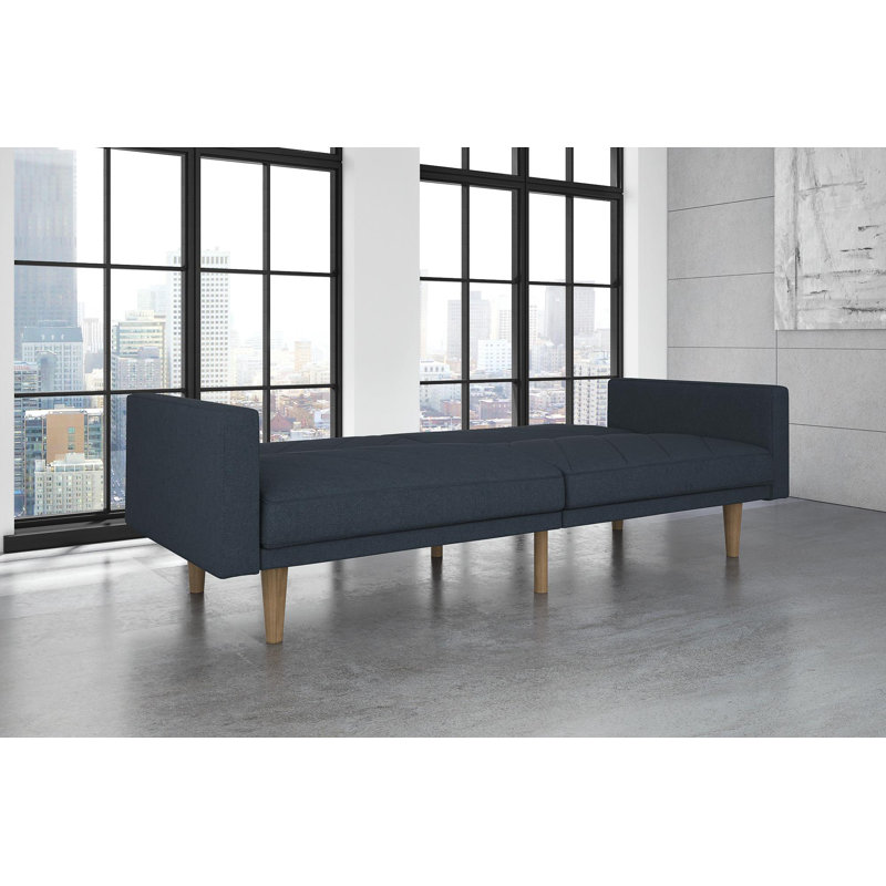 Kermit 3 Seater Linen Sleeper, Navy Performance
