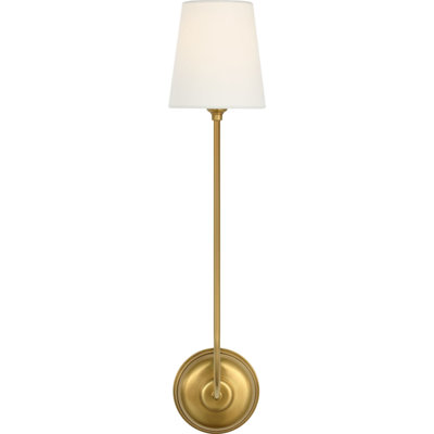 Vendome 26" Single Sconce with Linen Shade