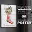 Comfy Cozy Stocking III - Impression sur toile seulement - NON-CADRE-926919289