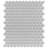 Metro Penny Matte Light Grey 9-3/4" x 11-1/2" Porcelain Mosaic Floor and Wall Tile