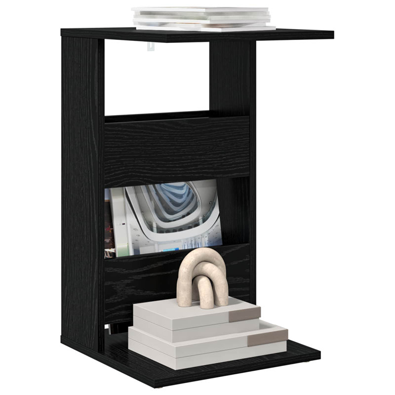 End Table, Black Oak