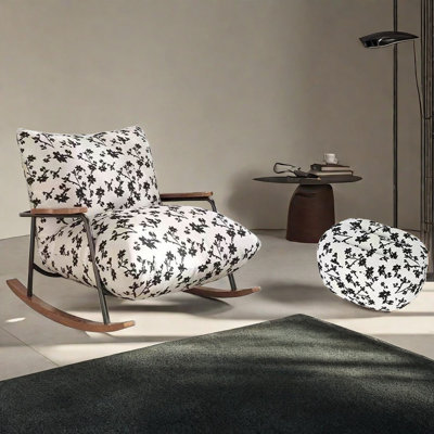 Chaise berçante de salon à bascule