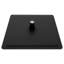 Black Studio Rain Fixed Shower Head-976073029